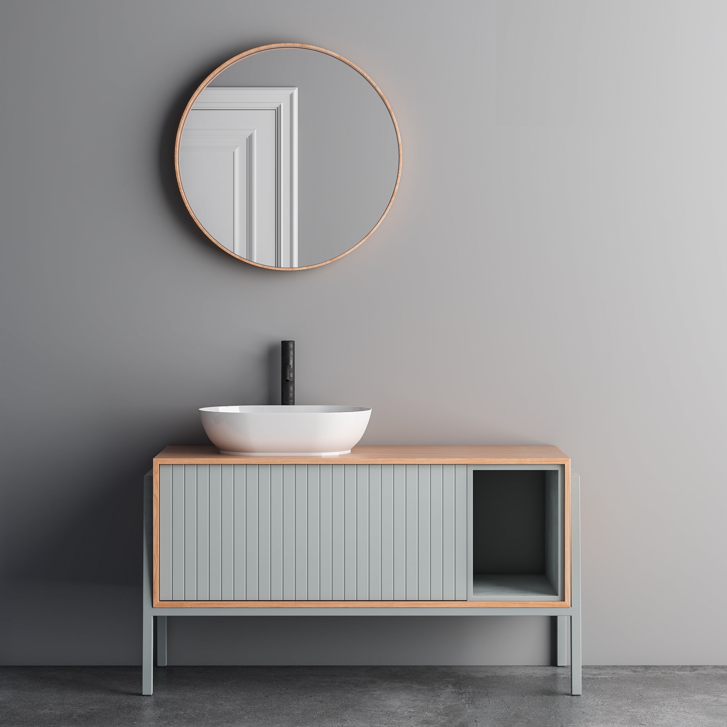 Mobili bagno a terra