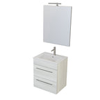  Composizione bagno sospesa Smack a 2 cassetti 55x62 con lavabo