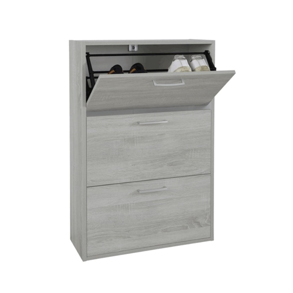  Scarpiera a 3 ante a ribalta cm. 65x15x100h- Color Cemento by CeramicStore | Lo specialista del tuo bagno