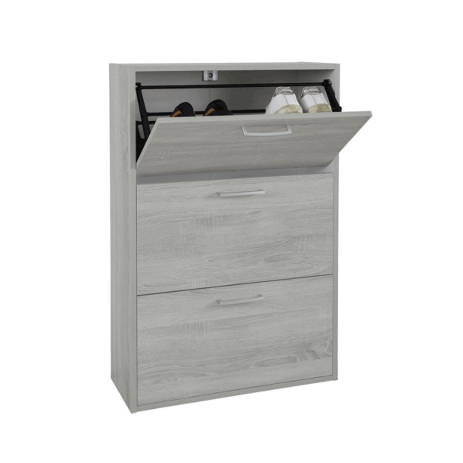  Scarpiera a 3 ante a ribalta cm. 65x15x100h- Color Cemento by CeramicStore | Lo specialista del tuo bagno