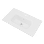  Mobile bagno sospeso Cubi&Co Malta 80 con frontale cannettato - Bianco Lucido by CeramicStore | Lo specialista del tuo bagno