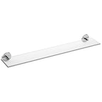 Mensola vetro da incollo della collezione 'Duo Round' by Cosmic - 60x10