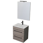  Composizione bagno sospesa Smack a 2 cassetti 55x62 con lavabo