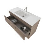  specchio con lampada LED olmo naturale by CeramicStore | Lo specialista del tuo bagno