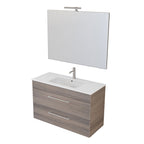  Composizione bagno sospesa Cubi&Co Smack a 2 cassetti 100x62 con lavabo