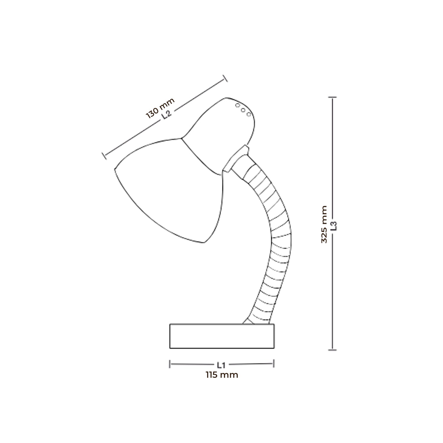 Lampada da scrittoio modello Charleston con braccio orientabile - Bianco by CeramicStore | Lo specialista del tuo bagno