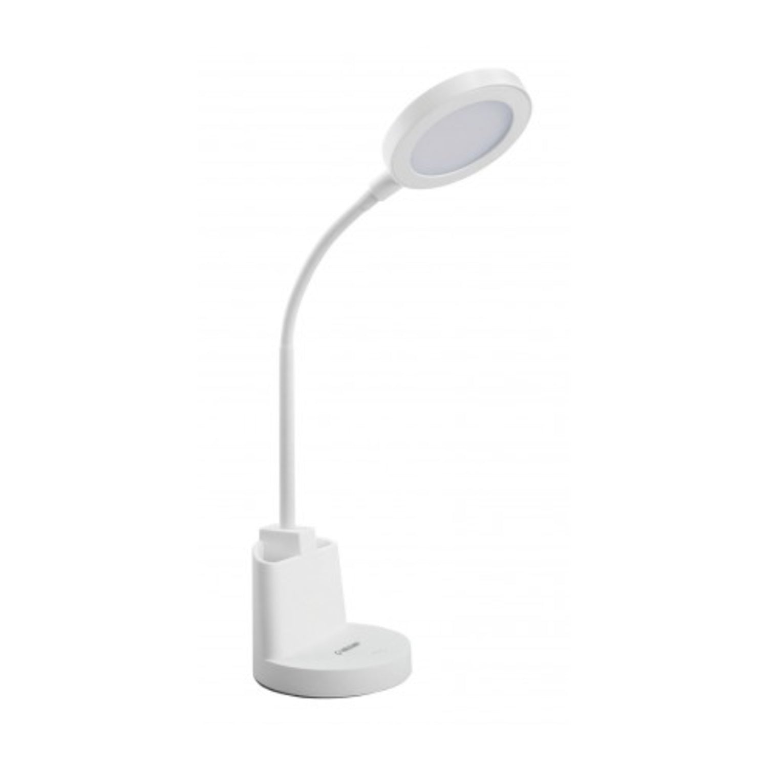 Lampada a Led con braccio regolabile e portapenne integrato - Bianco by CeramicStore | Lo specialista del tuo bagno