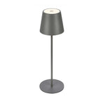 Lampada da tavolo in plastica con batteria ricaricabile - Grigio by CeramicStore | Lo specialista del tuo bagno