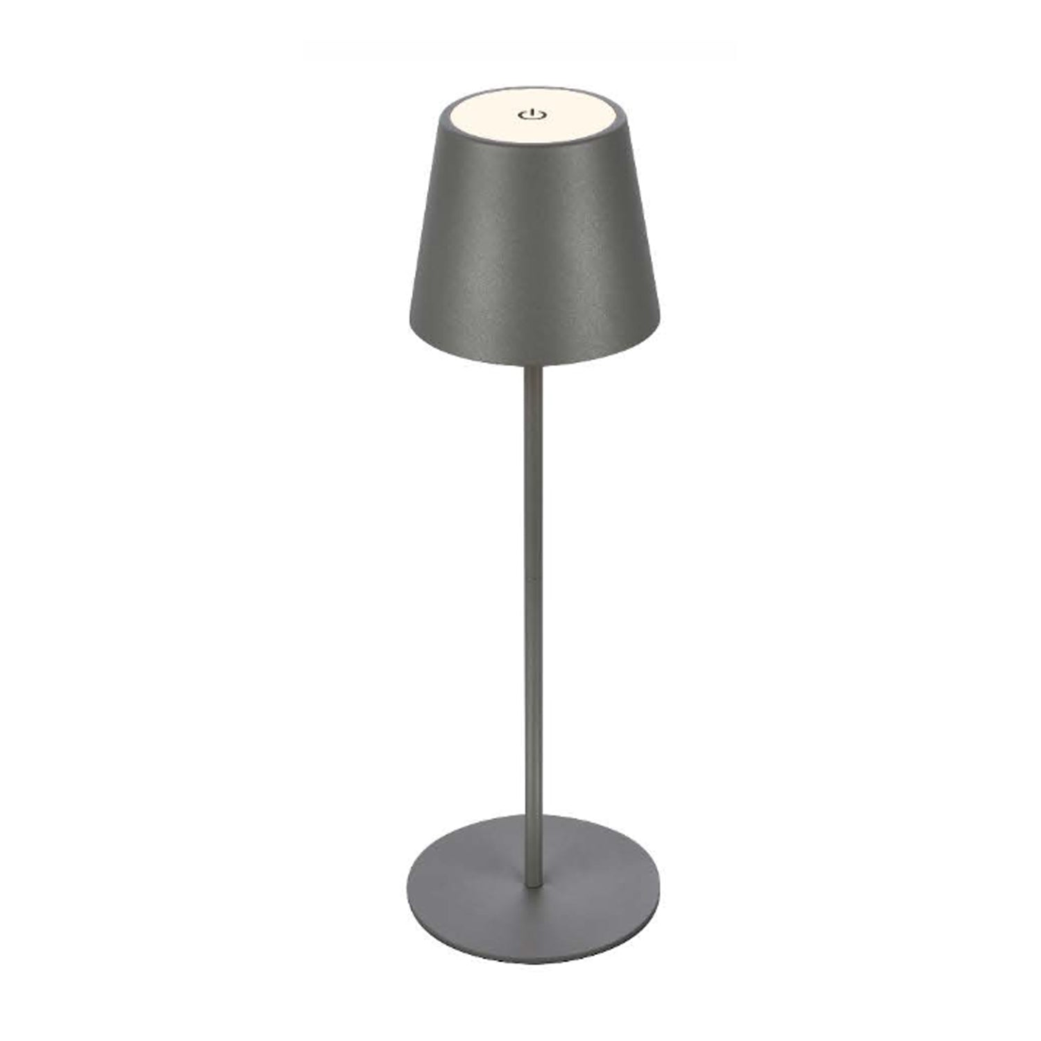 Lampada da tavolo in plastica con batteria ricaricabile - Grigio by CeramicStore | Lo specialista del tuo bagno