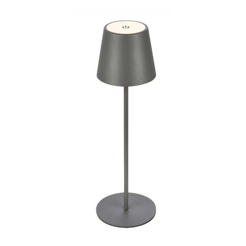 Lampada da tavolo in plastica con batteria ricaricabile - Grigio by CeramicStore | Lo specialista del tuo bagno