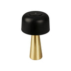 Lampada da tavolo in plastica con batteria ricaricabile - Nera/Oro by CeramicStore | Lo specialista del tuo bagno