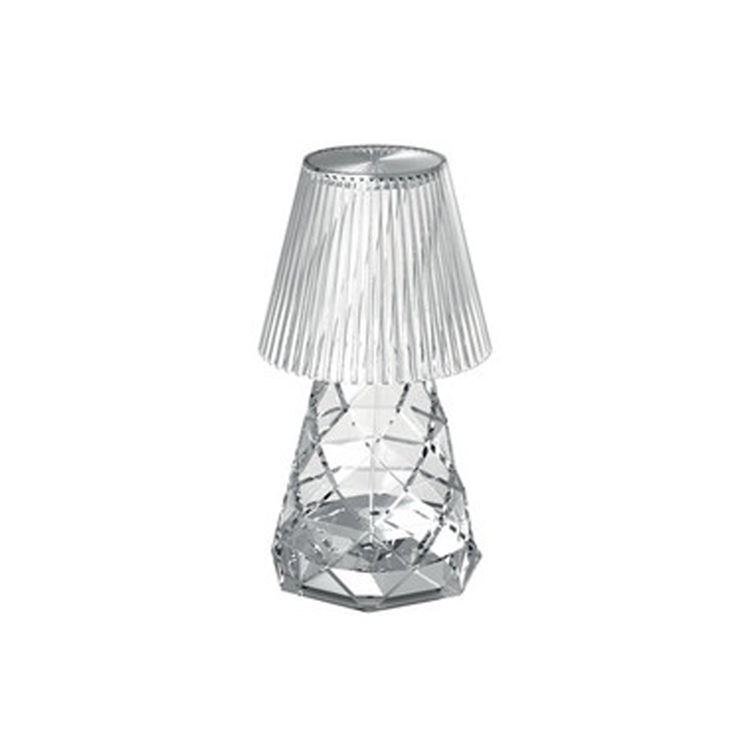 Lampada ricaricabile modello Lola - Bianco traslucido effetto specchio by CeramicStore | Lo specialista del tuo bagno