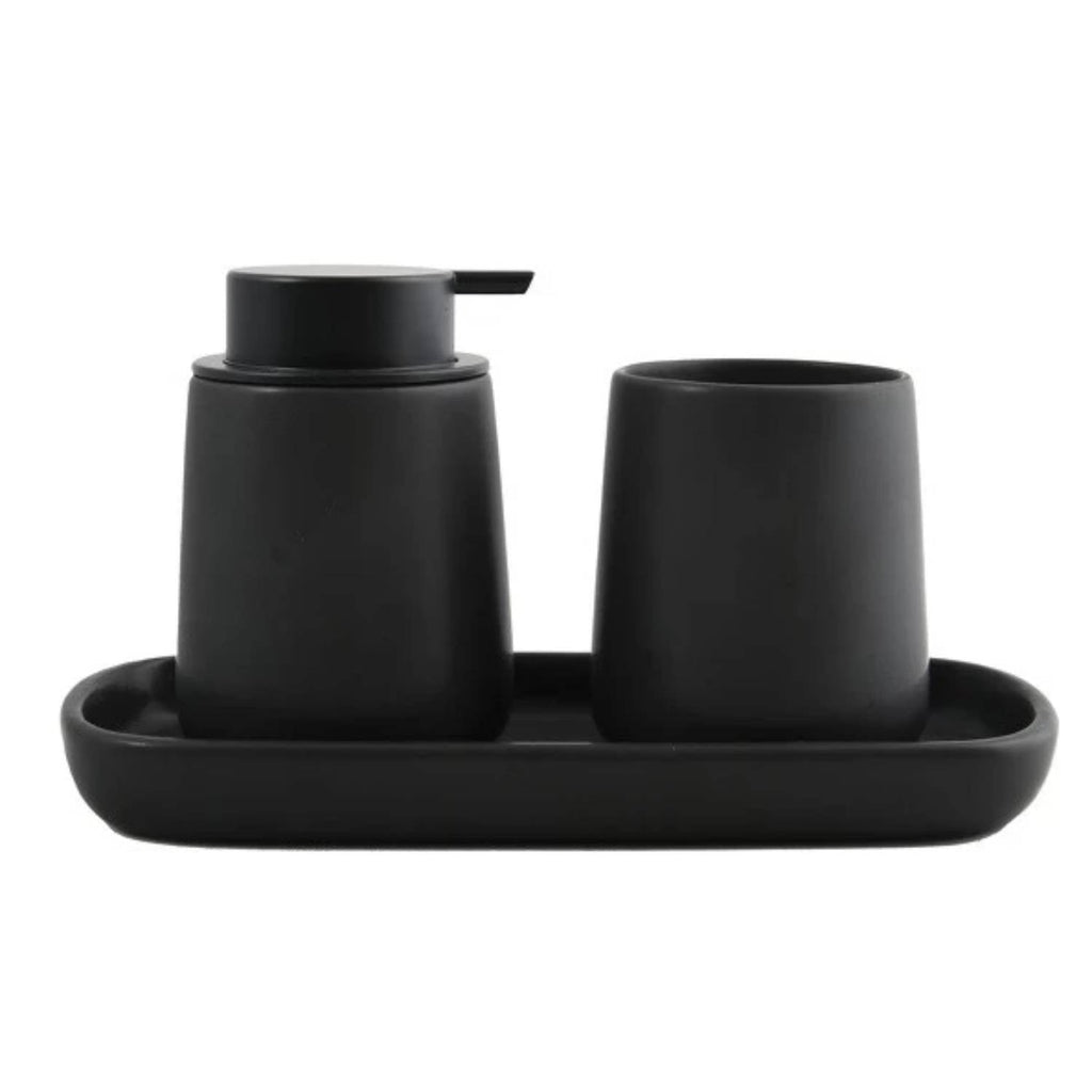  Vassoio in ceramica modello Maonie colore nero opaco by CeramicStore | Lo specialista del tuo bagno