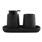  Vassoio in ceramica modello Maonie colore nero opaco by CeramicStore | Lo specialista del tuo bagno