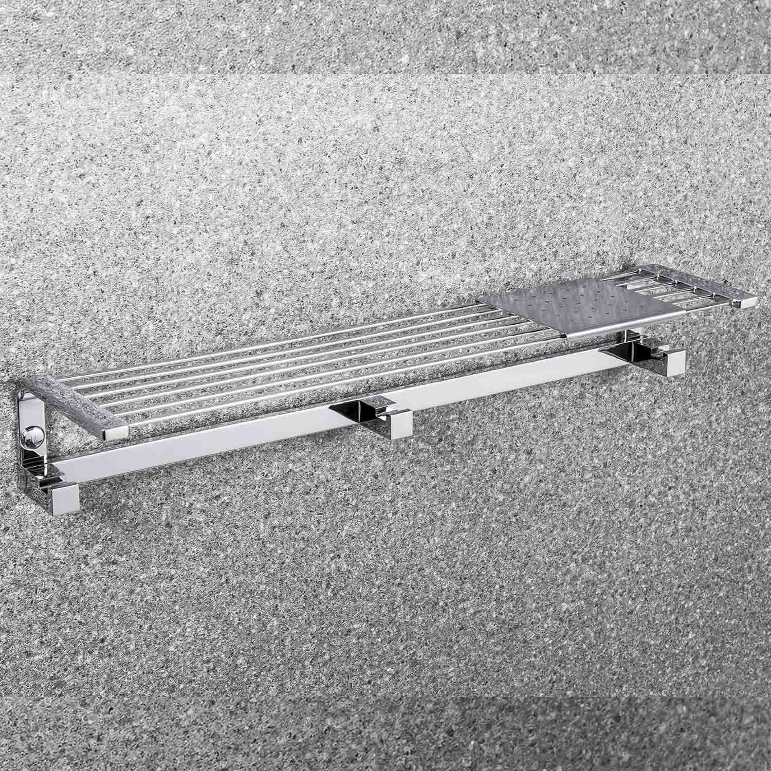  Mensola con ganci appenditutto in ottone Time di Colombo Design