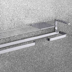  Mensola sinistra con porta salvietta e rotolo in ottone Time di Colombo Design