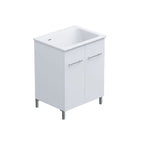 Lavatoio in ceramica con mobile 2 ante in melaminico Nanco Xilon cm 60x50 Bianco lucido by CeramicStore | Lo specialista del tuo bagno