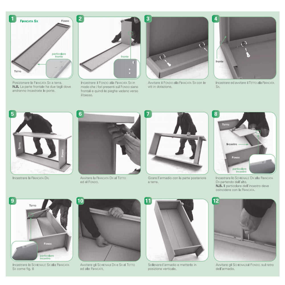  Armadio portascope da esterno cm 80x40x180h by CeramicStore | Lo specialista del tuo bagno