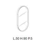  specchio e colonna - Blu Pacifico by CeramicStore | Lo specialista del tuo bagno