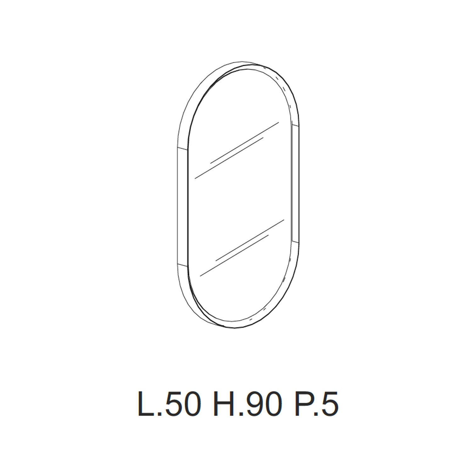  specchio e colonna - Blu Pacifico by CeramicStore | Lo specialista del tuo bagno