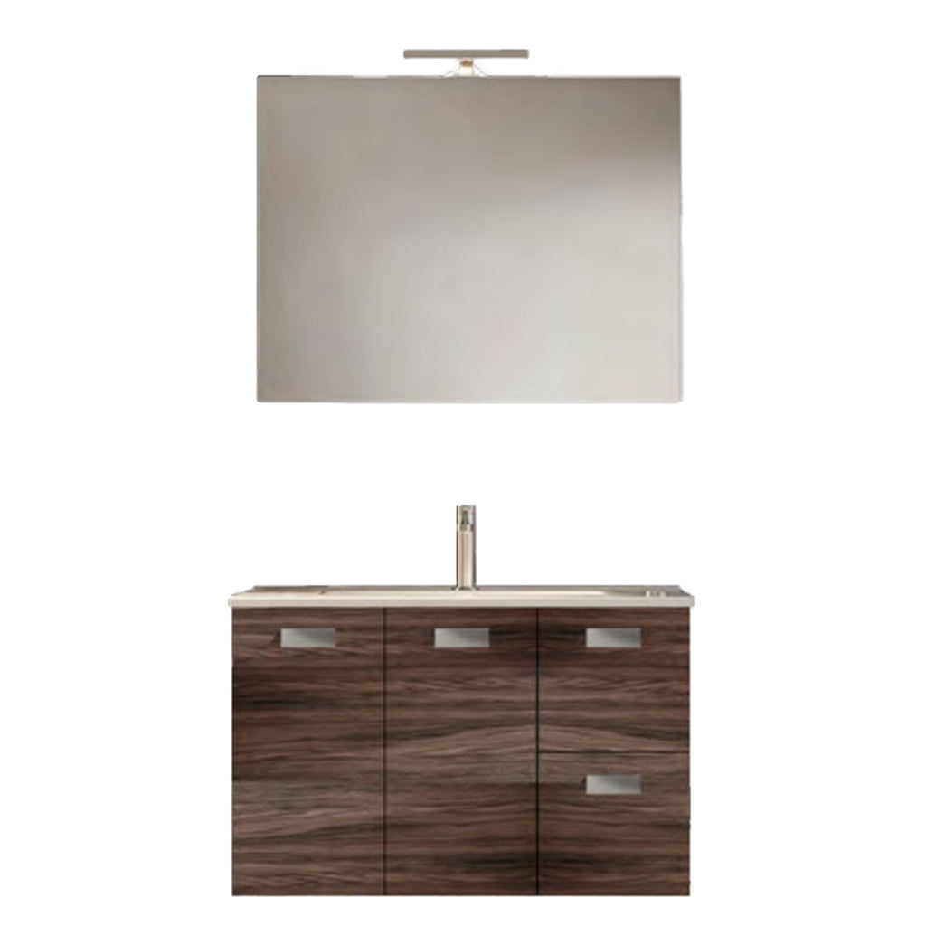 Mobile bagno sospeso con base