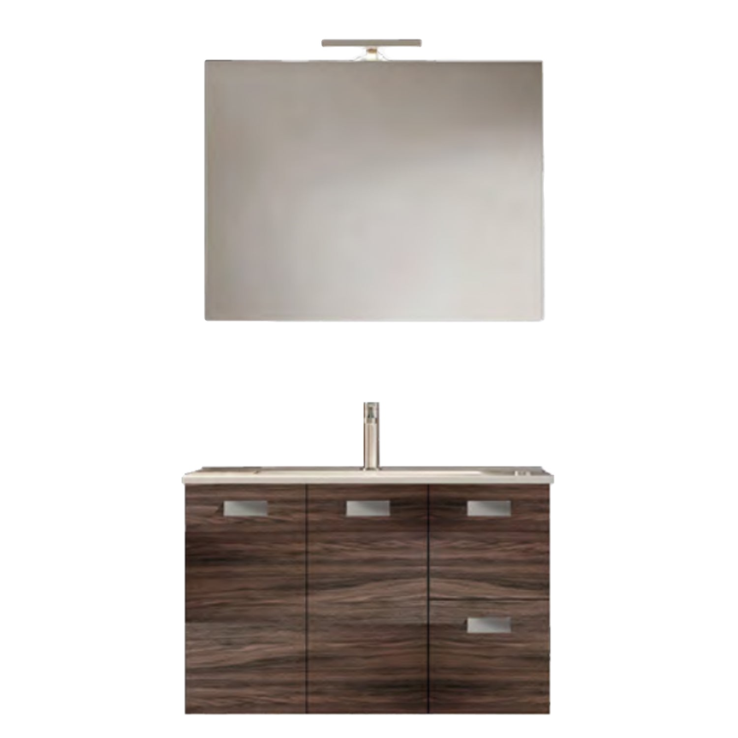 Mobile bagno sospeso con base