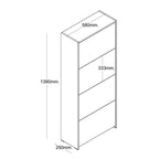  Scarpiera a 4 ante a ribalta - Bianco vintage by CeramicStore | Lo specialista del tuo bagno