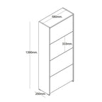  Scarpiera a 4 ante a ribalta - Rovere platino by CeramicStore | Lo specialista del tuo bagno