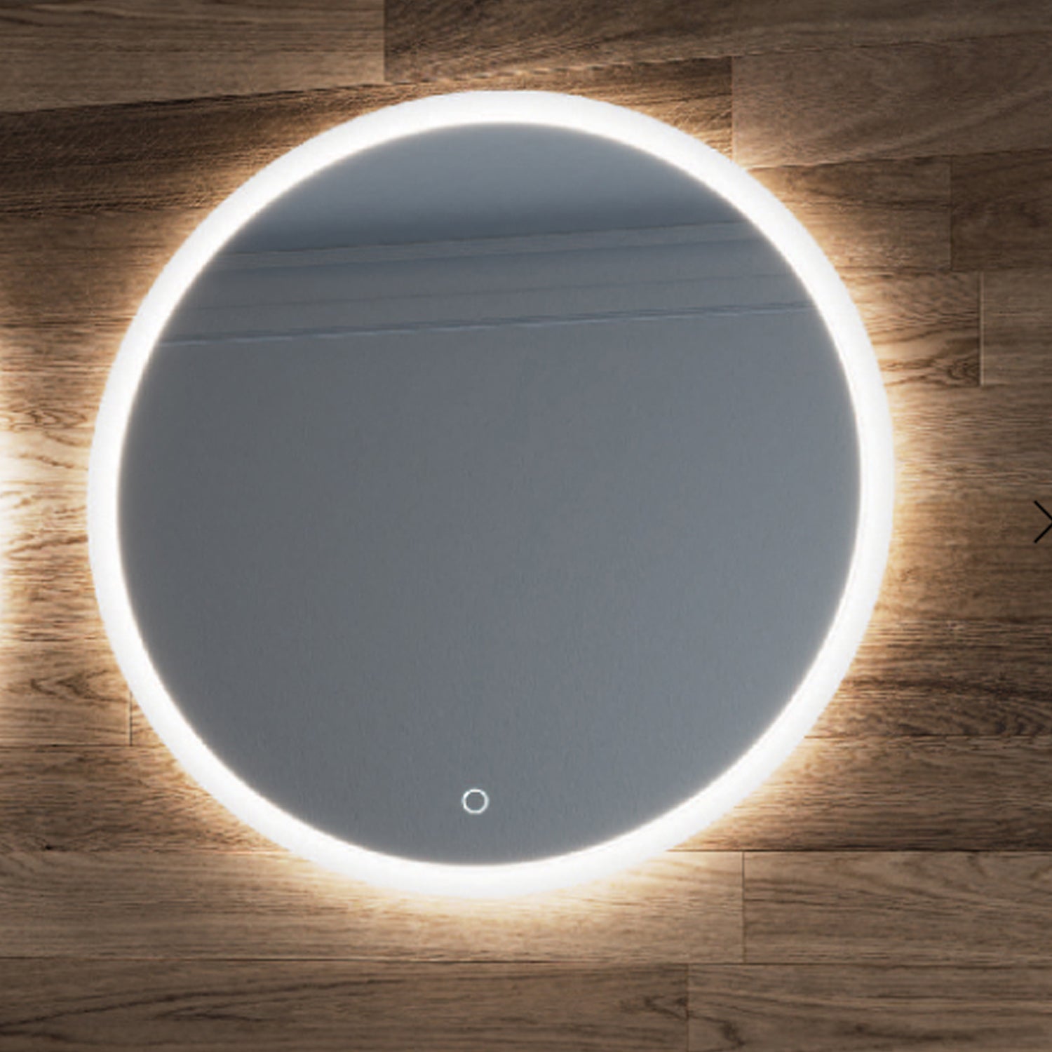 Specchio tondo linea Vanitas con led integrati diametro 80 cm by CeramicStore | Lo specialista del tuo bagno
