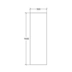  Specchio rettangolare alto molato da parete ultrapiatto Lineabeta Speci cm 50x160h by CeramicStore | Lo specialista del tuo bagno