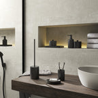  Vassoio portaoggetti in resina Gedy serie Brenda - Nero Matt by CeramicStore | Lo specialista del tuo bagno