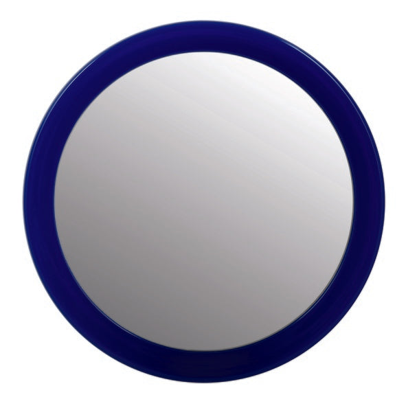 Specchio da bagno ingranditore rotondo con ventosa colore blu by CeramicStore | Lo specialista del tuo bagno