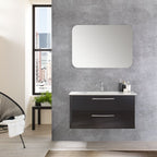 Mobile bagno sospeso Best01 cm 100x190x46 cm laccato lucido grigio by CeramicStore | Lo specialista del tuo bagno