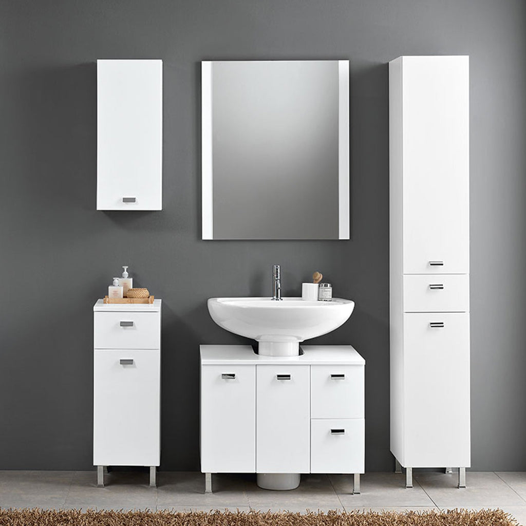 Mobile bagno a terra modello Rimini11 cm 132x195x43