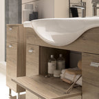  Mobile bagno a terra modello Rimini03 cm 165x195x50 finitura rovere nabucco by CeramicStore | Lo specialista del tuo bagno