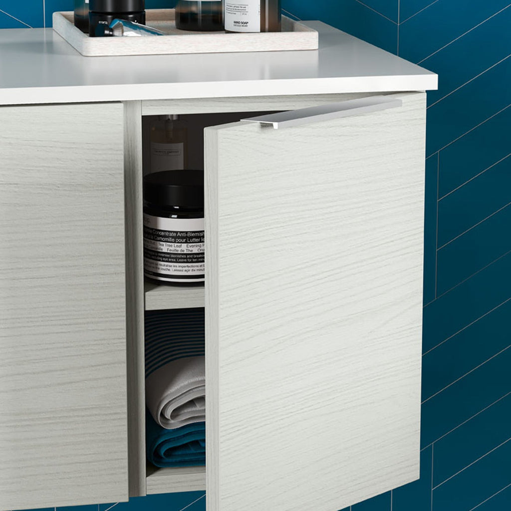  Mobile bagno sospeso modello Portland 01 120 cm con lavabo e specchio color Aralie by CeramicStore | Lo specialista del tuo bagno