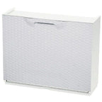 Scarpiera con anta a ribalta - Bianco effetto trama intrecciata by CeramicStore | Lo specialista del tuo bagno