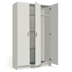 Armadio portascope 3 ante 4 ripiani in materiale melaminico-colore bianco da interno by CeramicStore | Lo specialista del tuo bagno