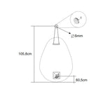  Specchio ovale appeso con laccio 61x109 cm by CeramicStore | Lo specialista del tuo bagno