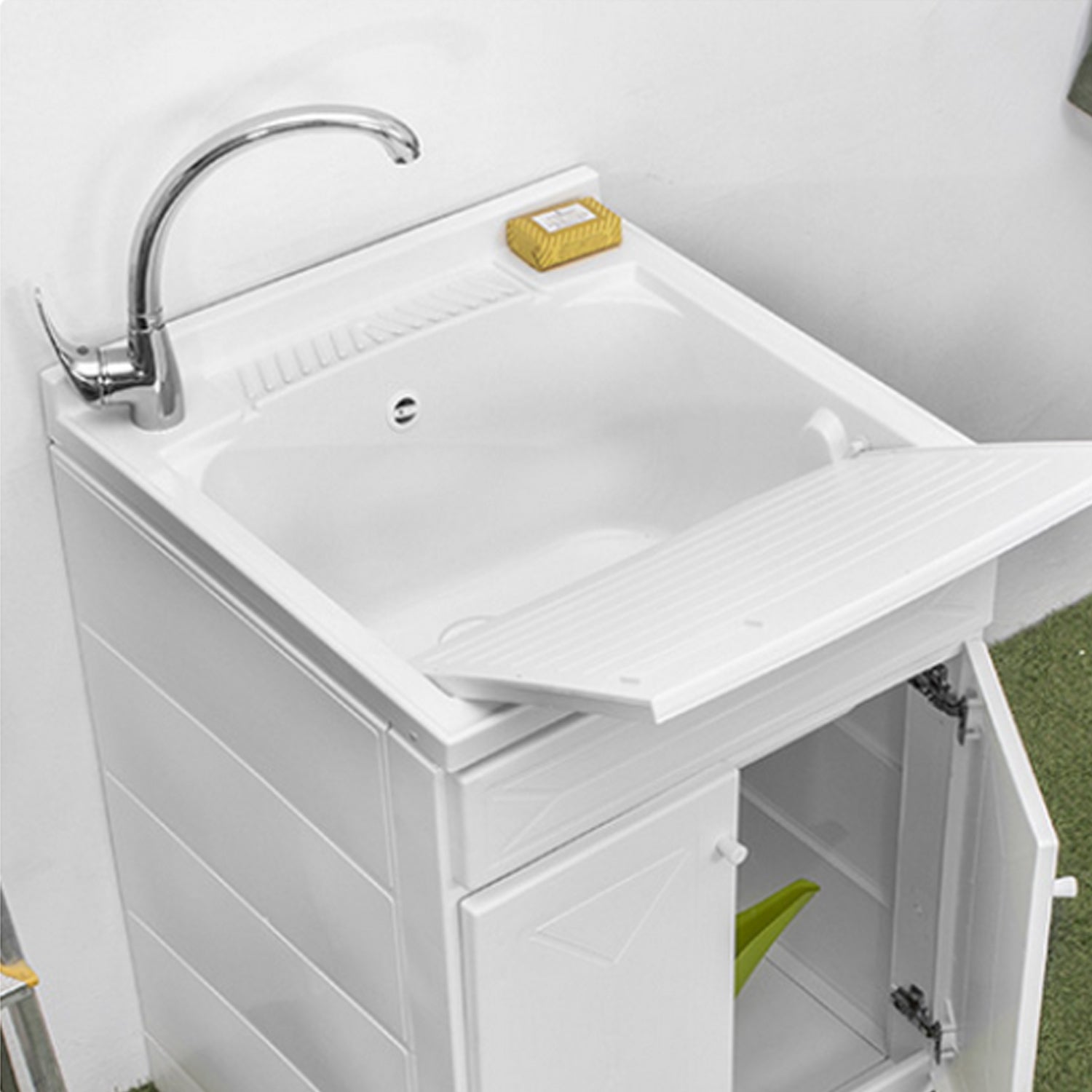  Lavatoio modello TopLine-Plus 60x50 cm 2 ante - bianco by CeramicStore | Lo specialista del tuo bagno