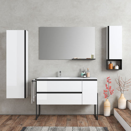 Composizione di mobili bagno con lavabo