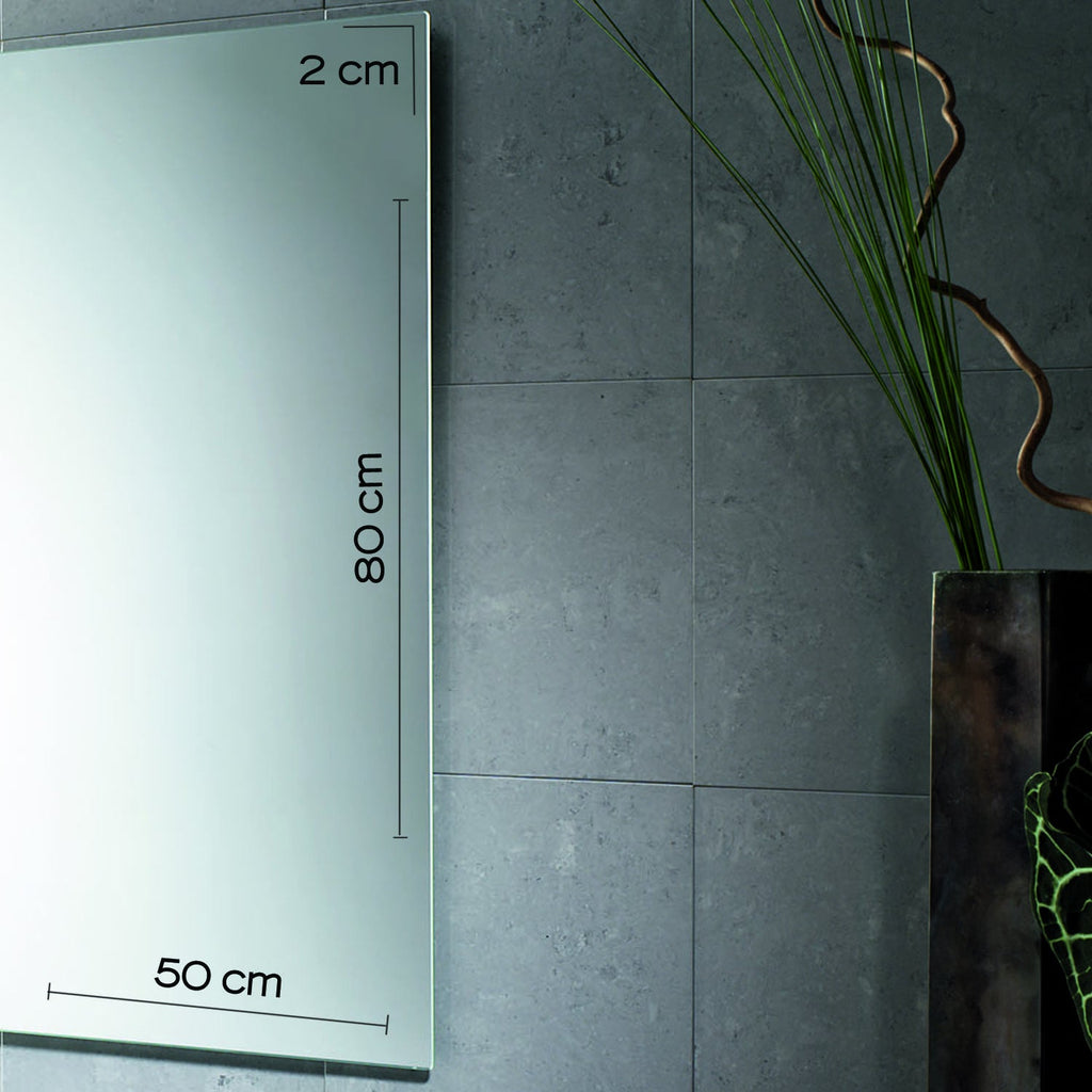  Specchio William filo lucido 50 x 80 cm Reversibile - Gedy by CeramicStore | Lo specialista del tuo bagno