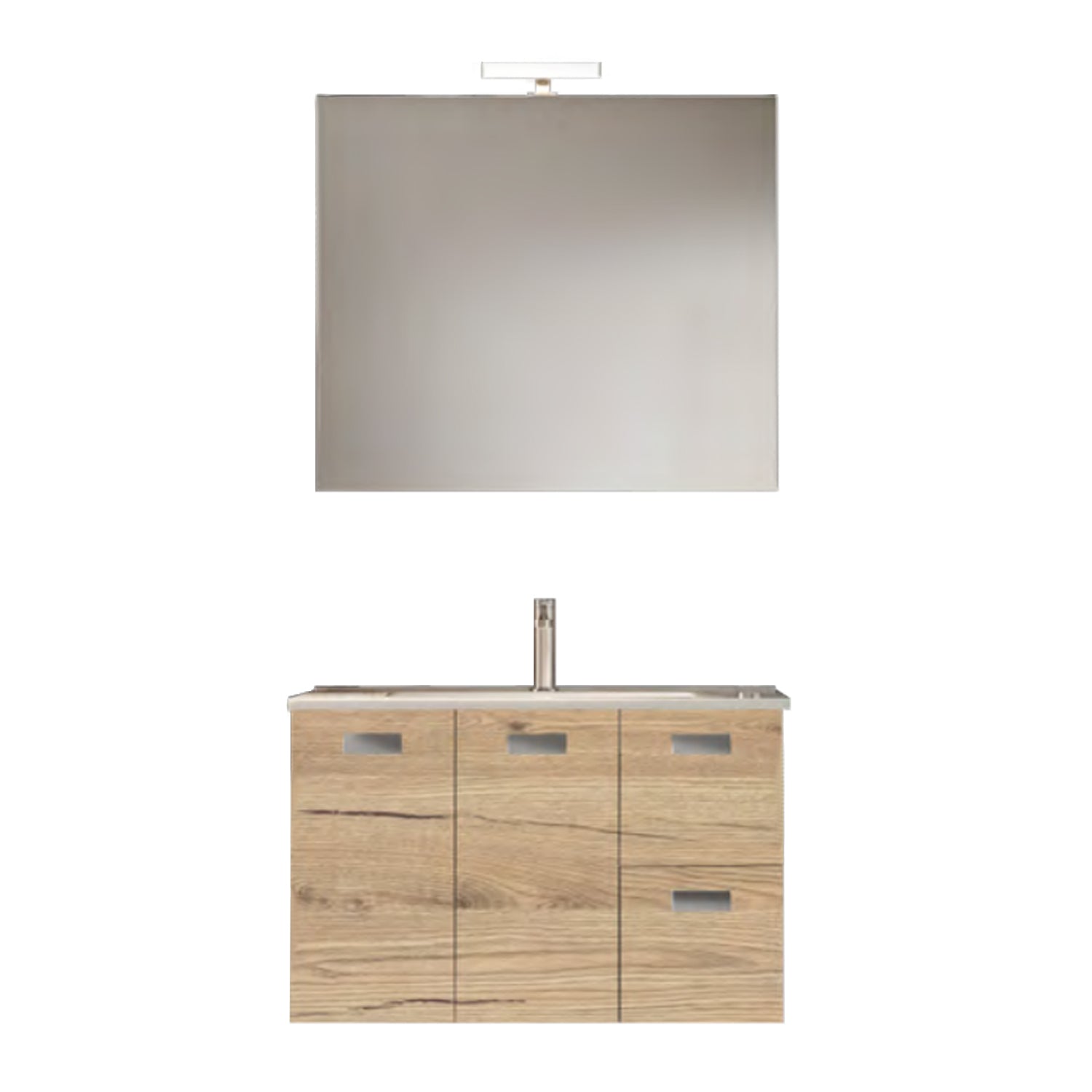 Mobile bagno sospeso con base