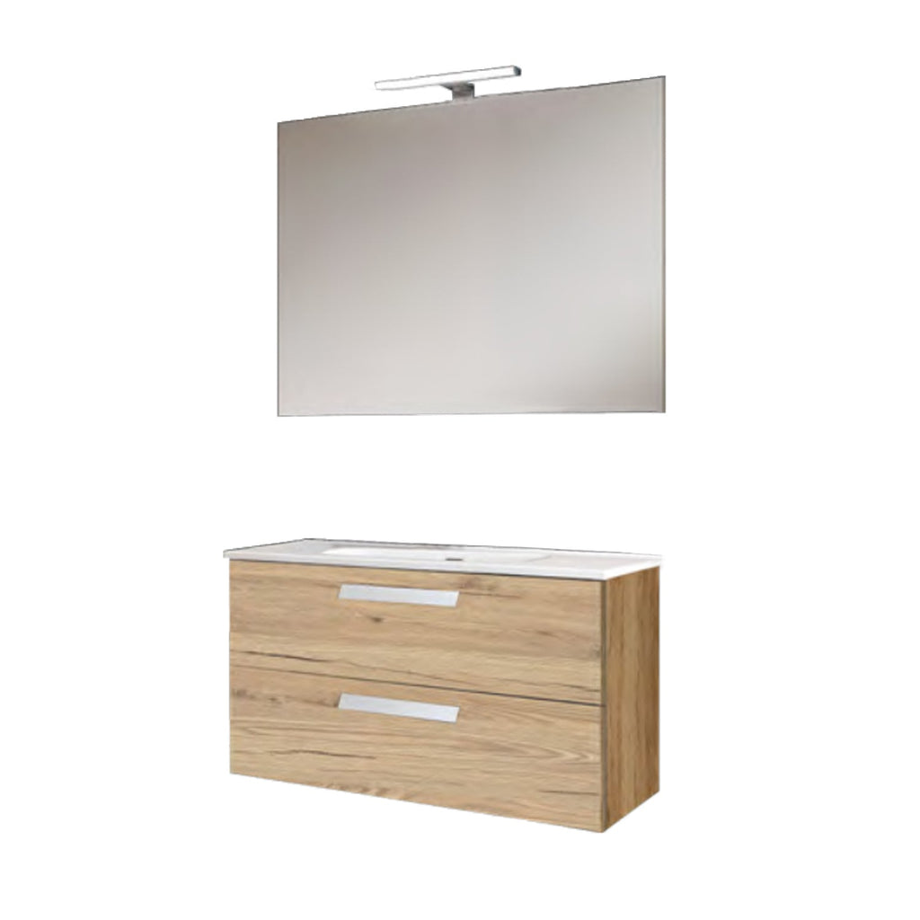 Mobile bagno sospeso con base