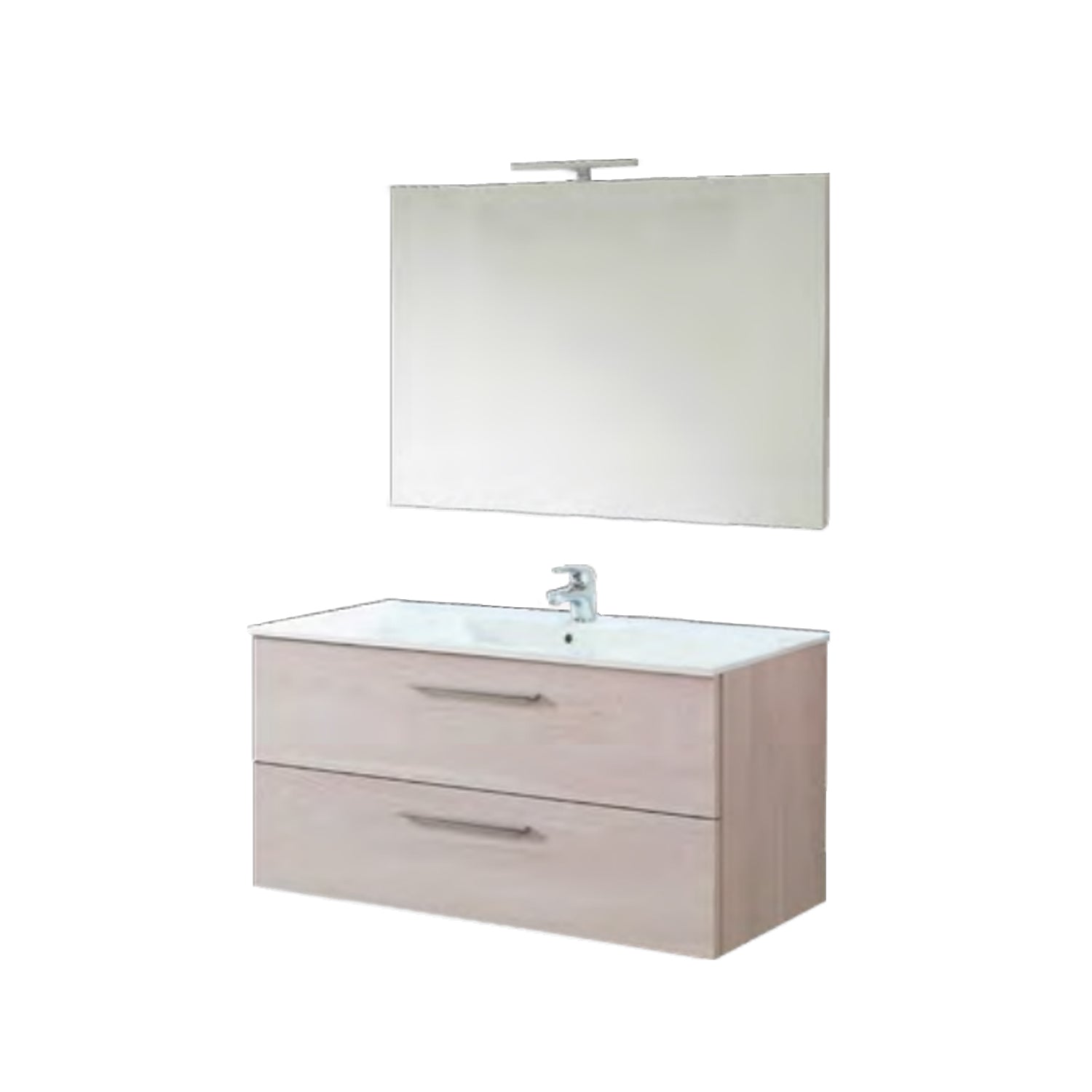 Mobile bagno sospeso con base