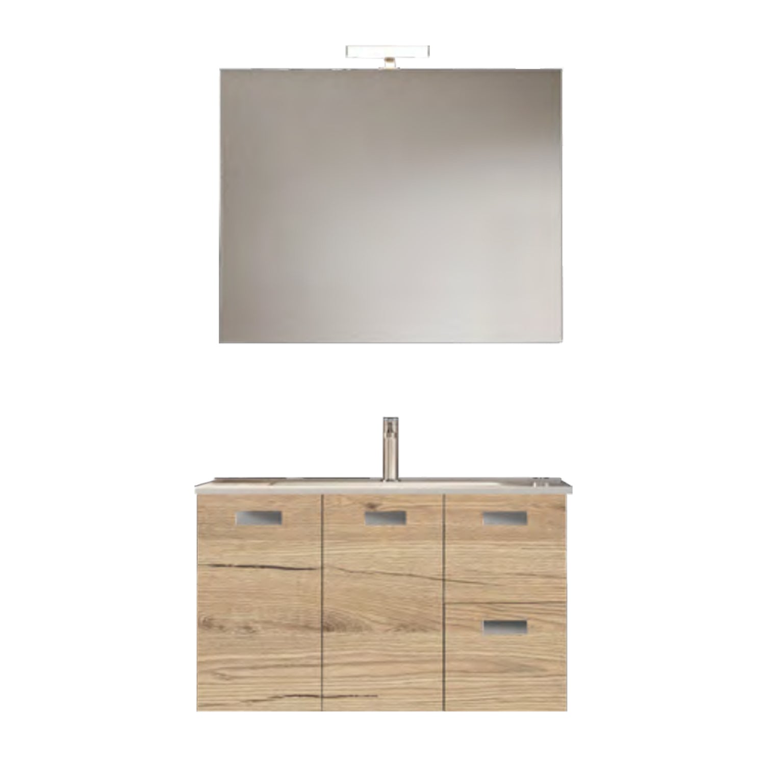 Mobile bagno sospeso con base