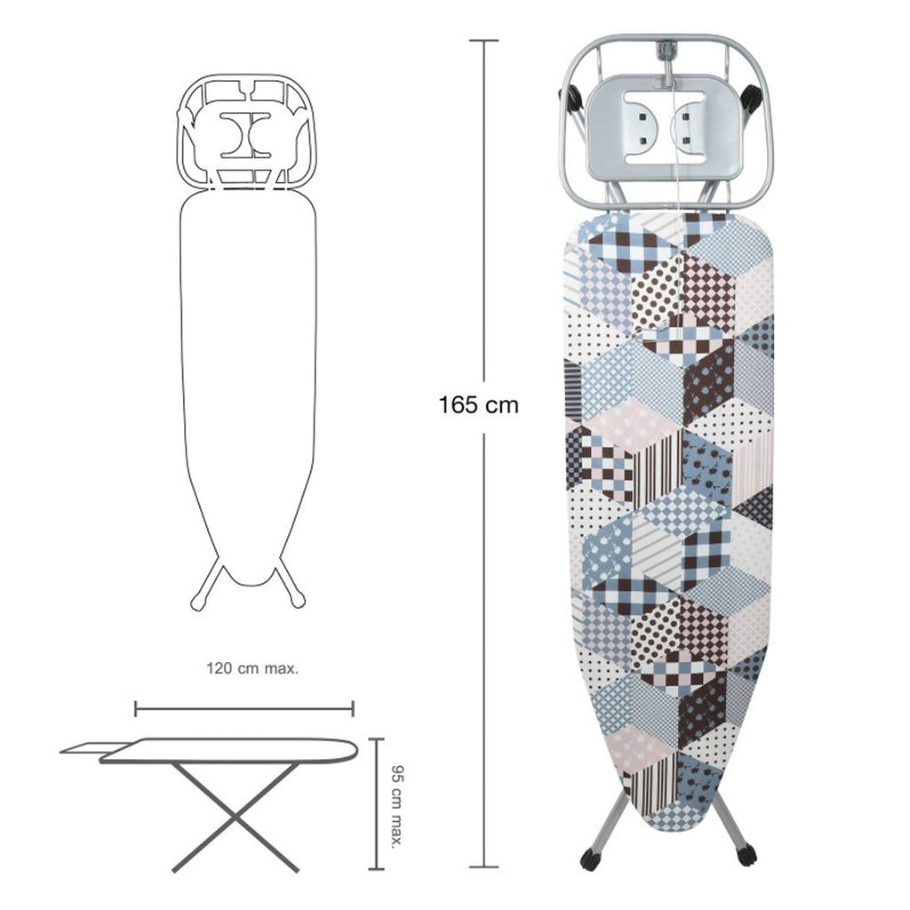  Asse da stiro a vapore con poggiaferro in Acciaio - Multicolore by CeramicStore | Lo specialista del tuo bagno