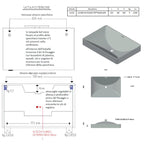  Mobile bagno sospeso cm 80 con lavabo e specchiera modello Mia finitura Olmo Caffà¨/Bianco Lucido by CeramicStore | Lo specialista del tuo bagno