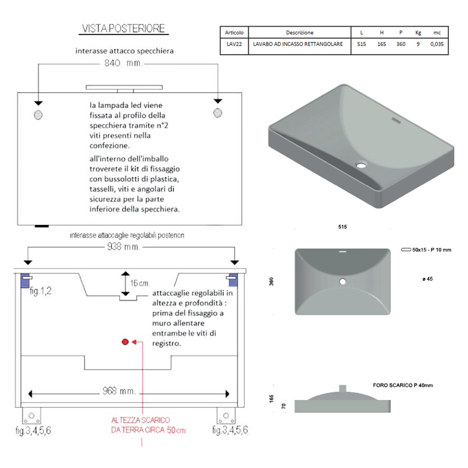  Mobile bagno sospeso cm 100 con lavabo e specchiera modello Mia finitura Olmo Caffà¨/Bianco Lucido by CeramicStore | Lo specialista del tuo bagno