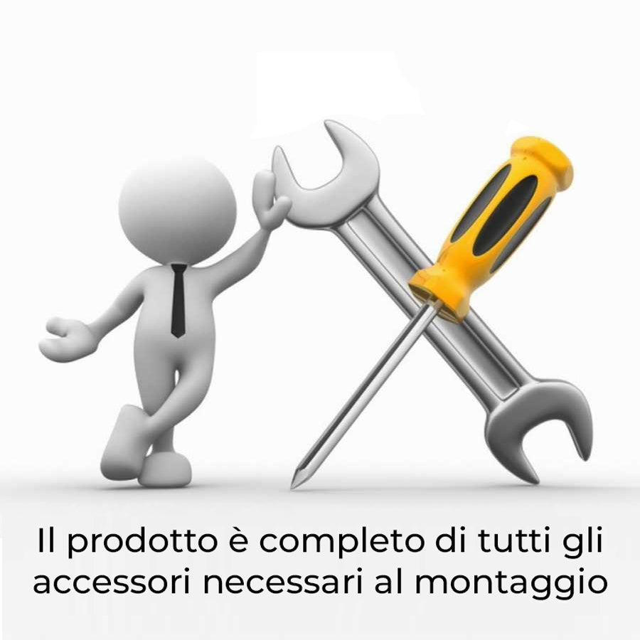  Lampada Led per specchio da 30 cm con attacco universale modello Madeira di Gedy - Cromato by CeramicStore | Lo specialista del tuo bagno